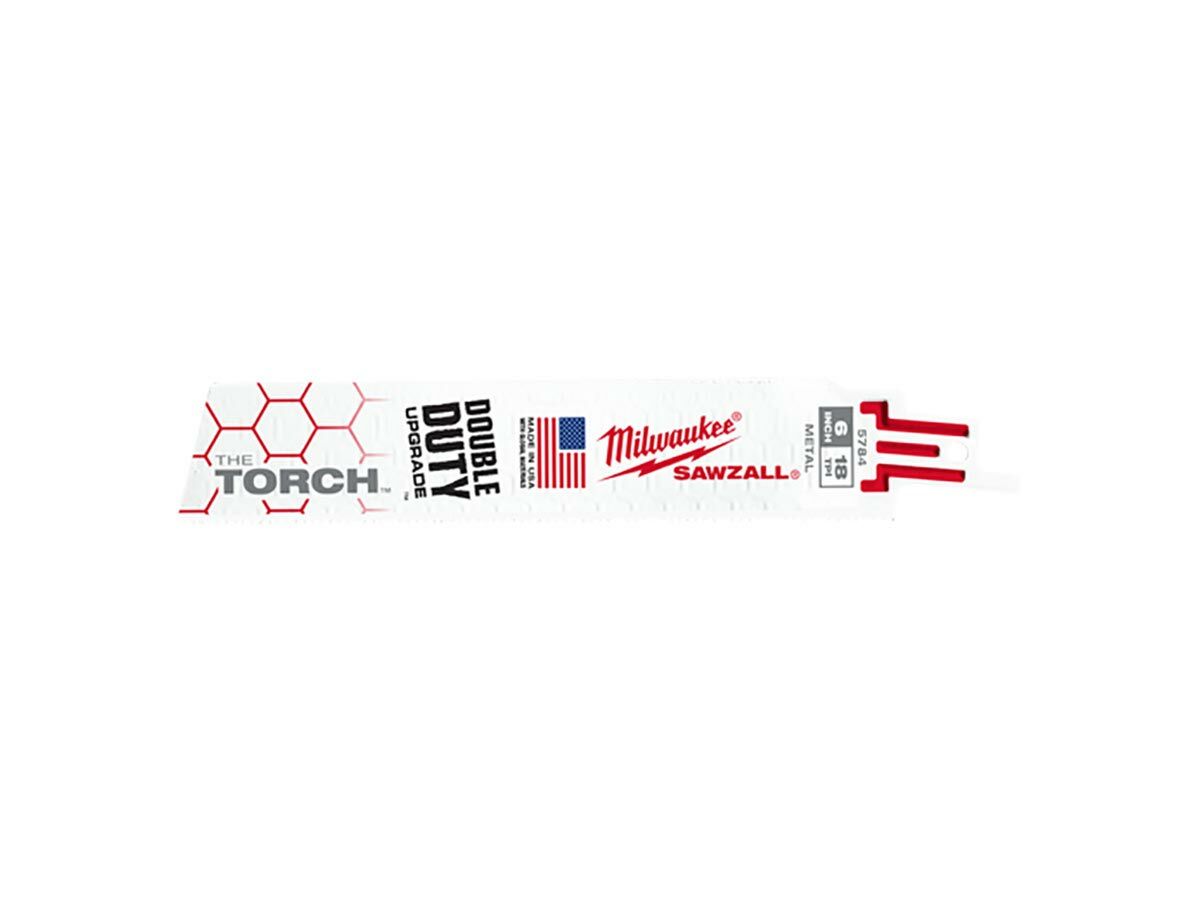 reece Milwaukee Reciprocating 150mm 18TPI Torch Bimetal 5 Pack