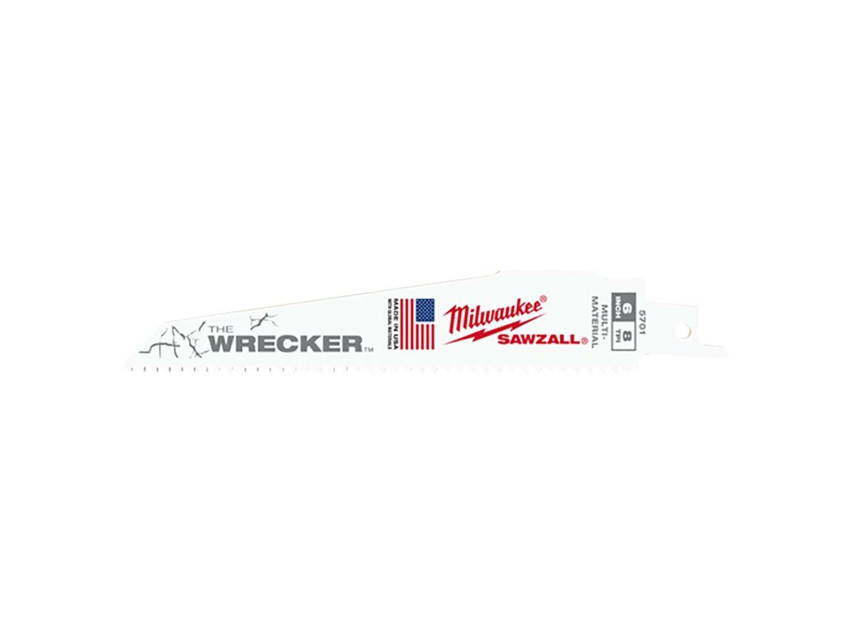reece Milwaukee Sawzall Saw Blade Wrecker 150mm (Pack 5)