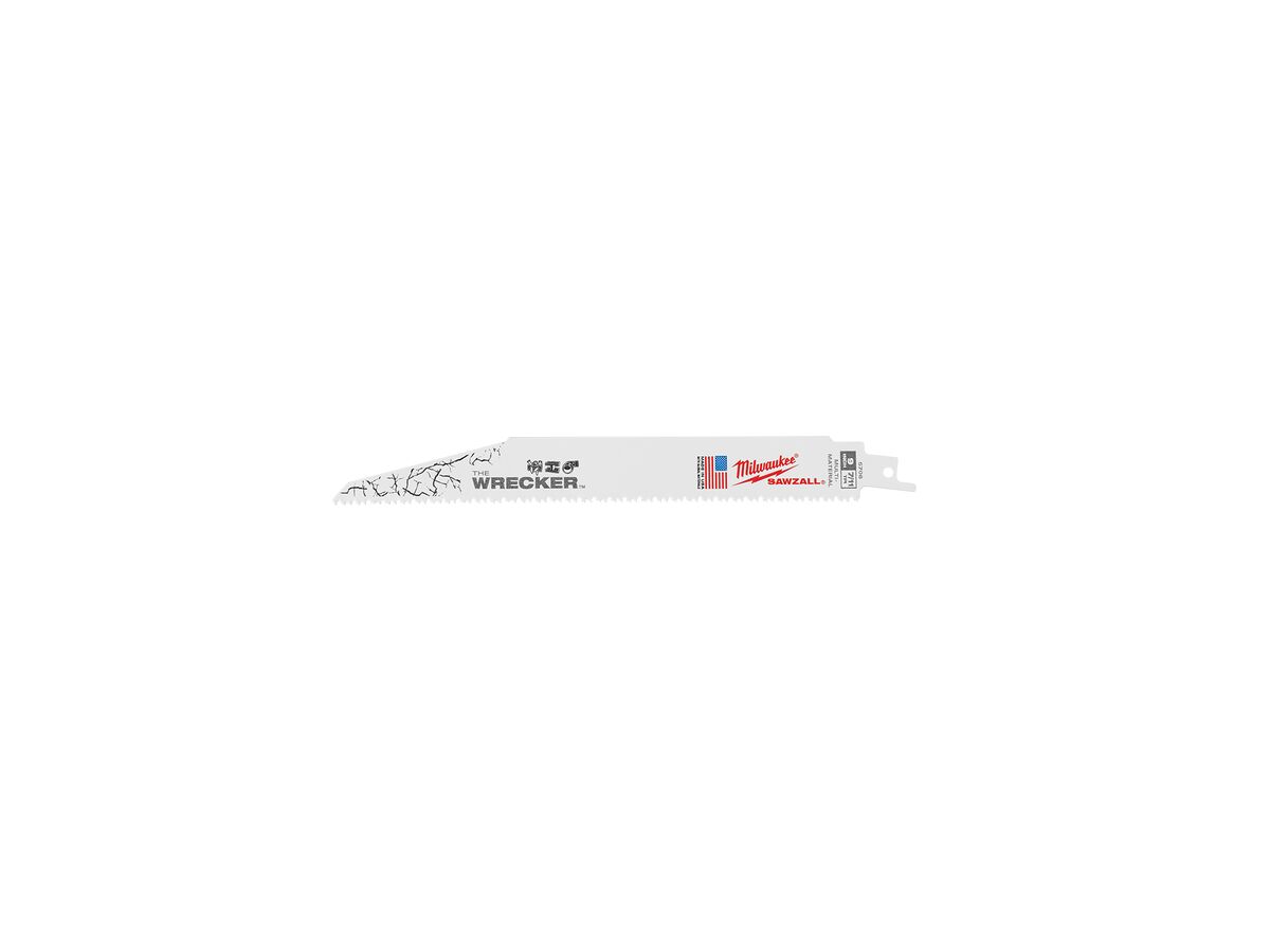 reece Milwaukee Sawzall Saw Blade Wrecker 230mm (Pack 5)
