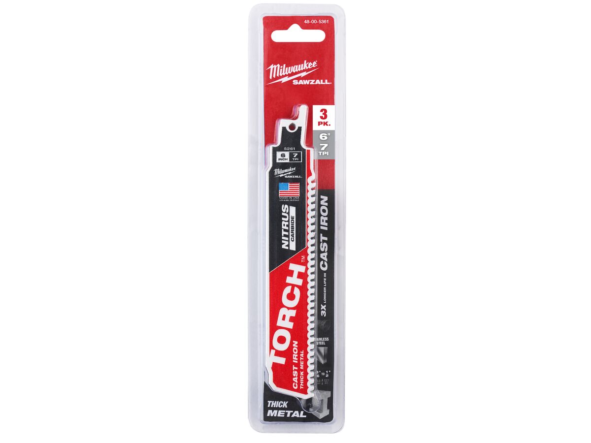 reece Milwaukee Sawzall Torch with Nitrus Carbide 150mm (3)