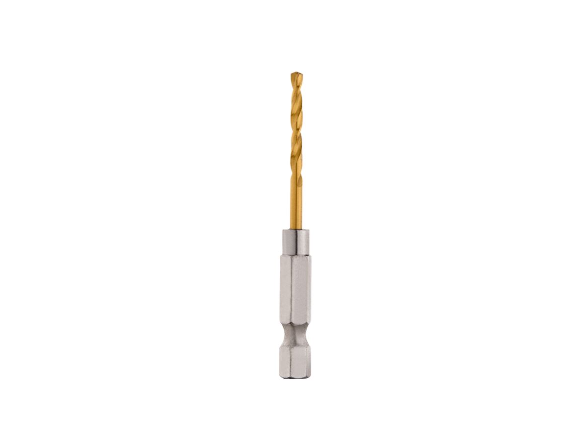 reece Milwaukee Shockwave Red Helix Titanium Hex Drill Bit 2.5mm 2 Pack