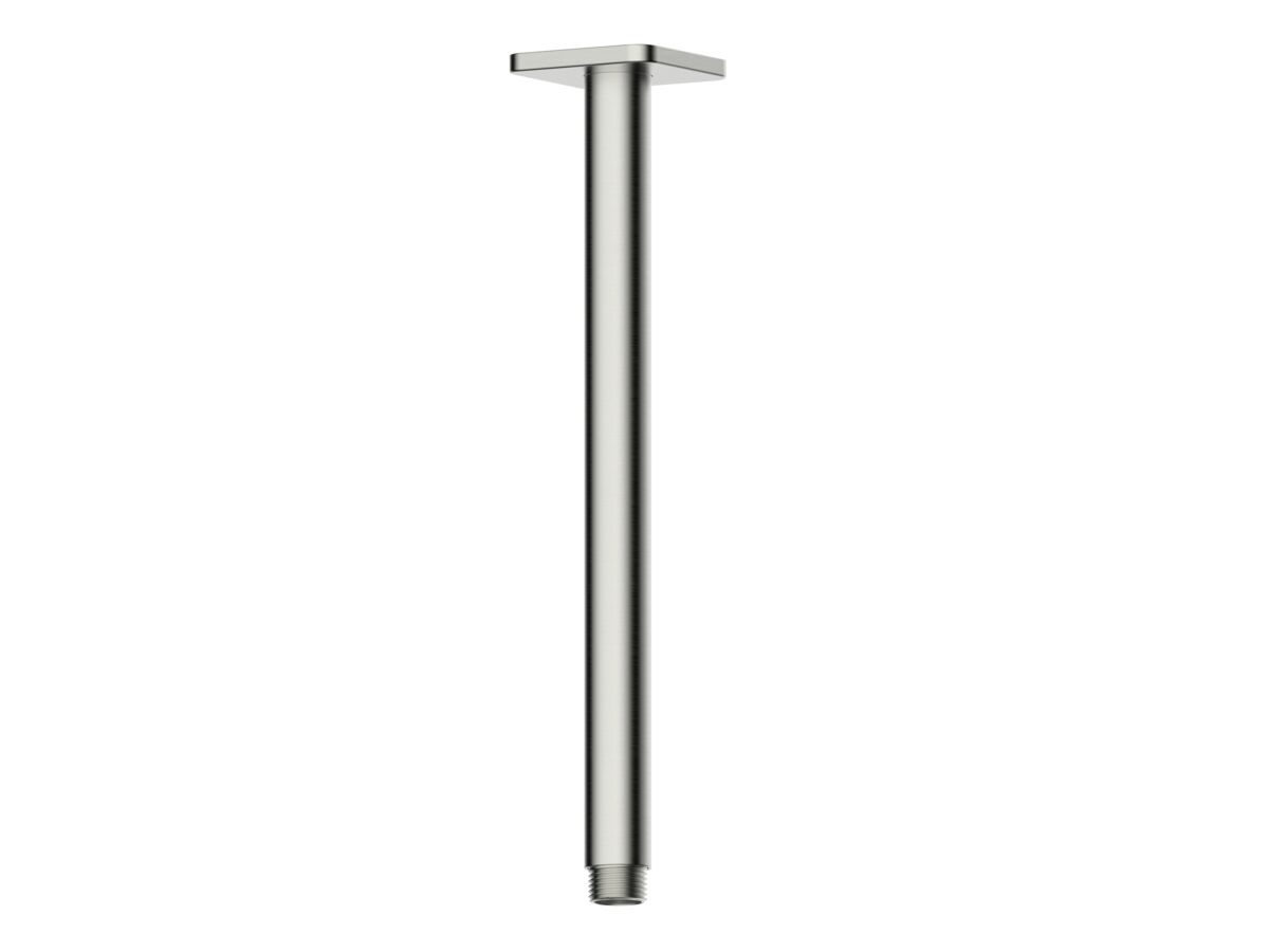 reece Mizu Bloc Ceiling Shower Arm 300mm Brushed Nickel