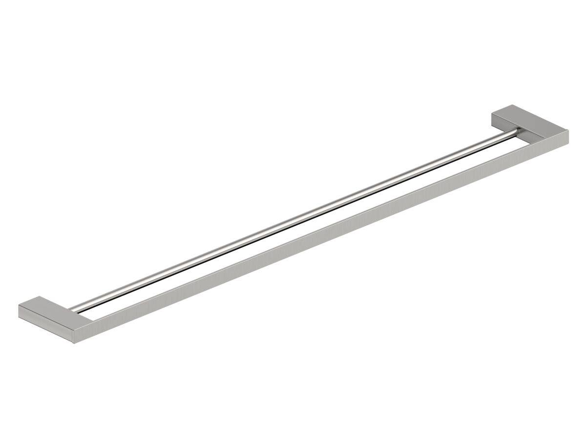 reece Mizu Bloc Double Towel Rail 900mm Brushed Nickel