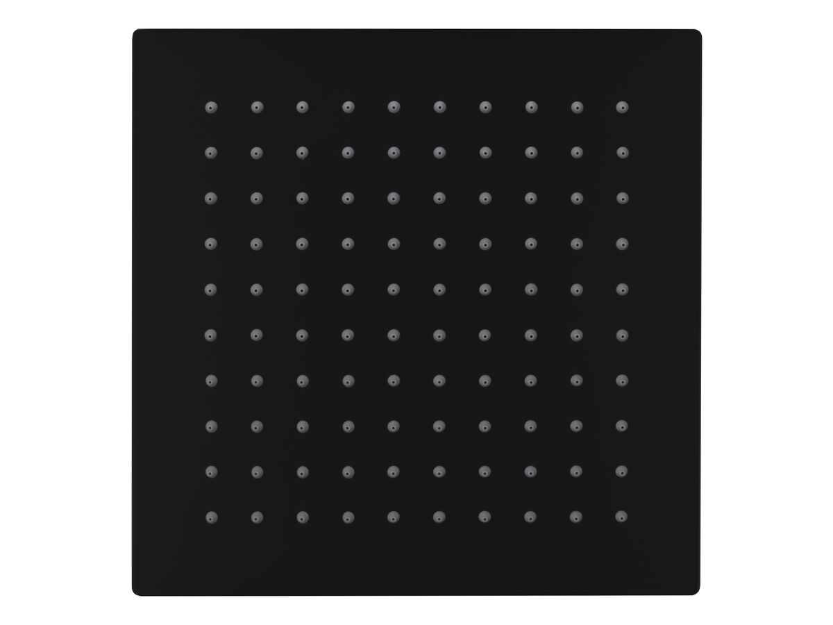Reece Mizu Bloc Flush Ceiling Shower 250mm Matte Black (3 Star)