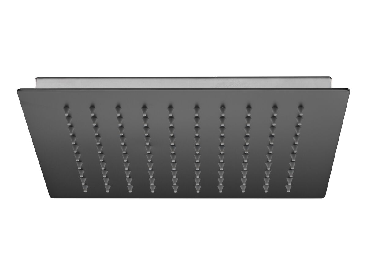 reece Mizu Bloc Flush Ceiling Shower 250mm Matte Black (3 Star)