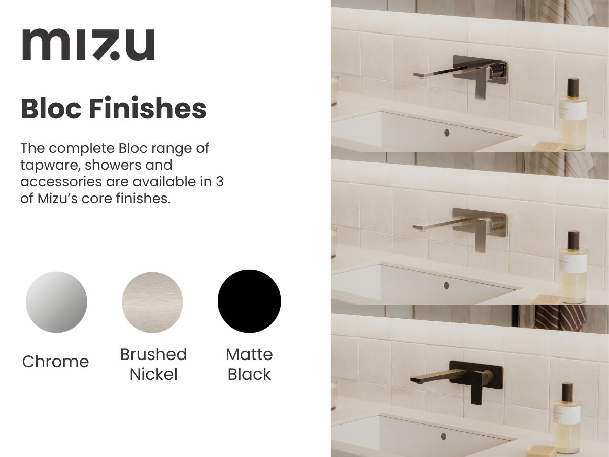 Reece Mizu Bloc Handshower On Bracket Chrome (3 Star)
