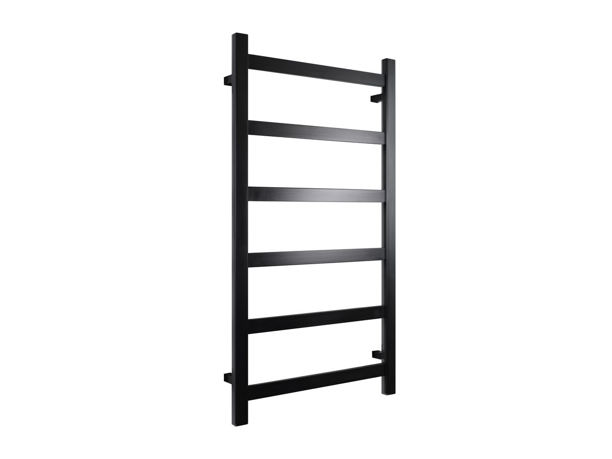 Reece Mizu Bloc MK2 550 X 1050mm Heated Towel Rail Low Voltage 24V Matte Black