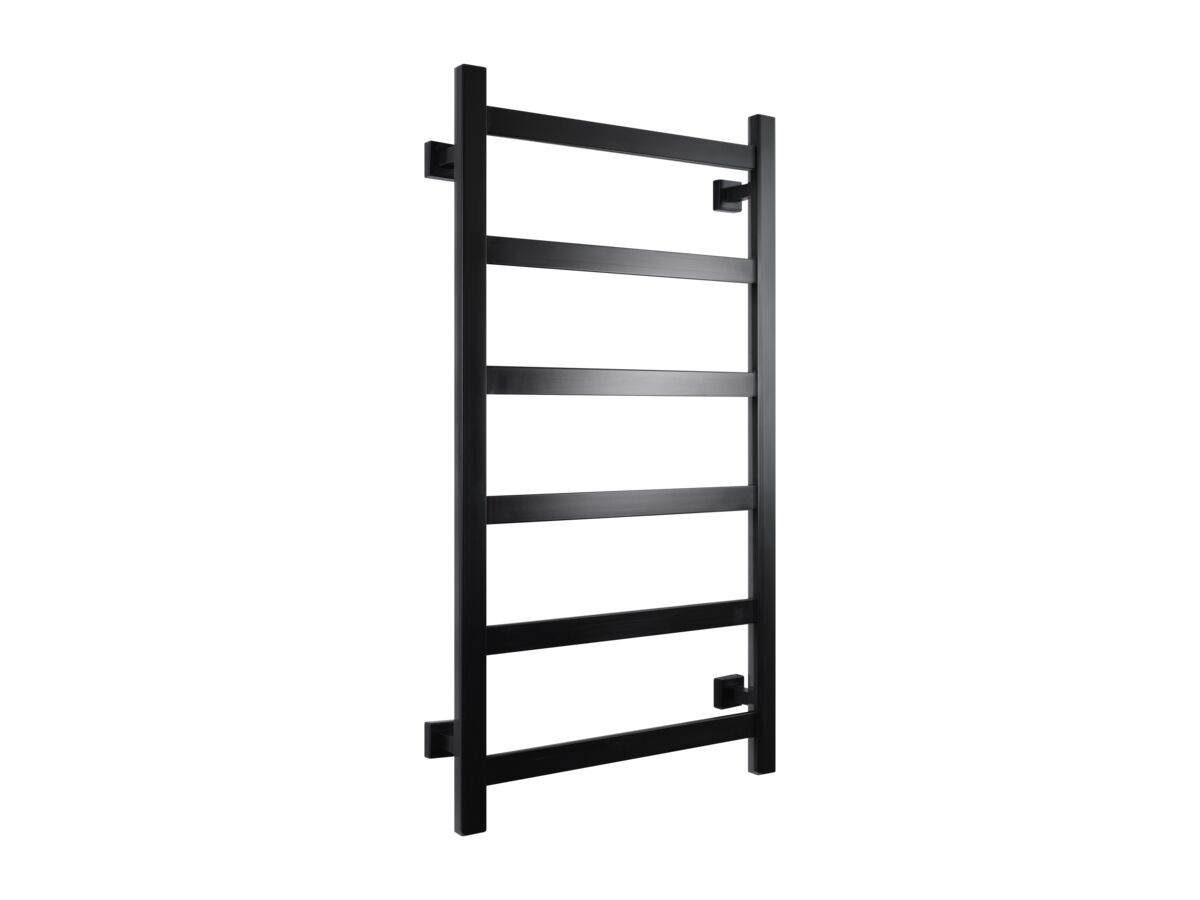 reece Mizu Bloc MK2 550 x 1050mm Heated Towel Rail Only (Less Transformer) Matte Black