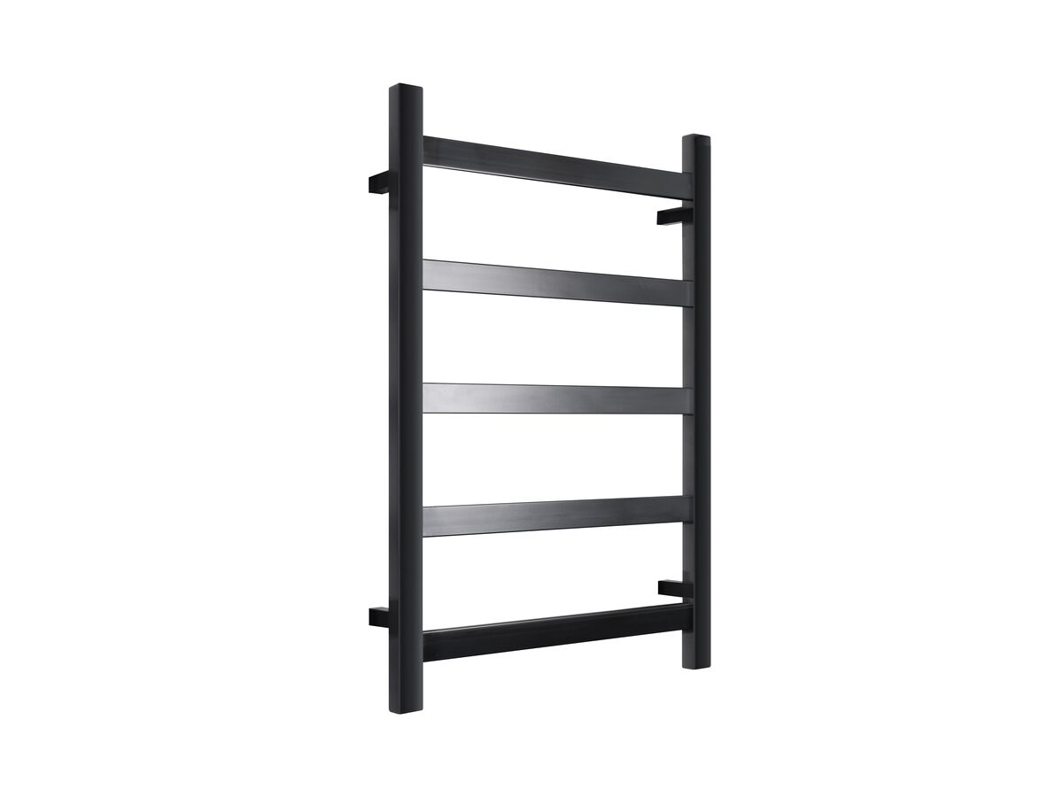 Reece Mizu Bloc MK2 550 X 800mm Heated Towel Rail Low Voltage 24V Matte Black