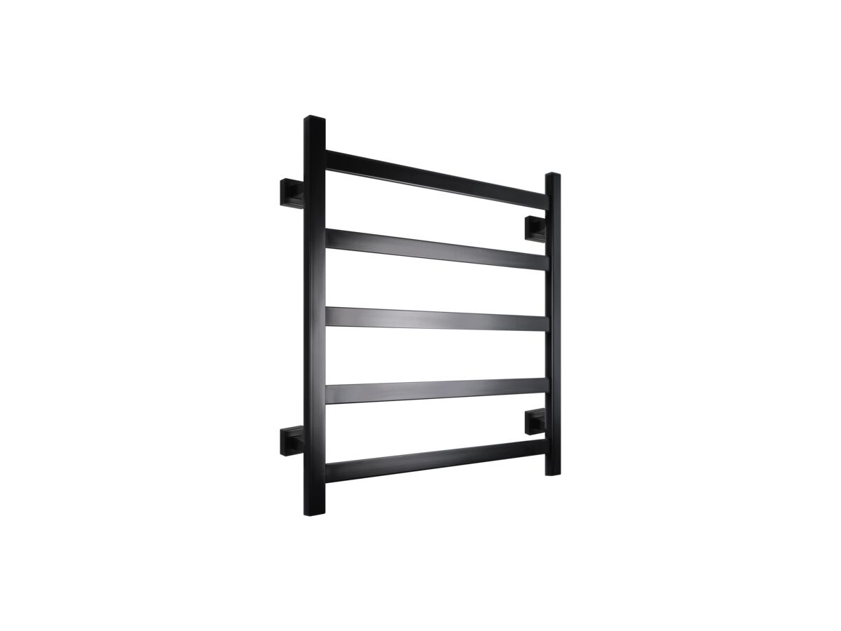 reece Mizu Bloc MK2 750 x 800mm Heated Towel Rail Low Voltage 24V Matte Black