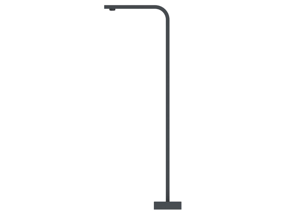 Reece Mizu Bloc MK2 Floor Mount Bath Outlet Matte Black