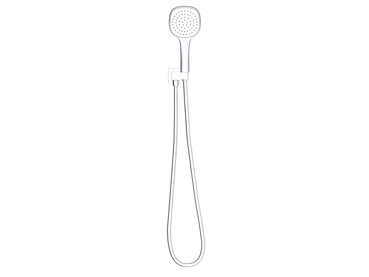 Reece Mizu Bloc MK2 Handshower 1 Function With Water Inlet Wall Bracket Chrome (3 Star)