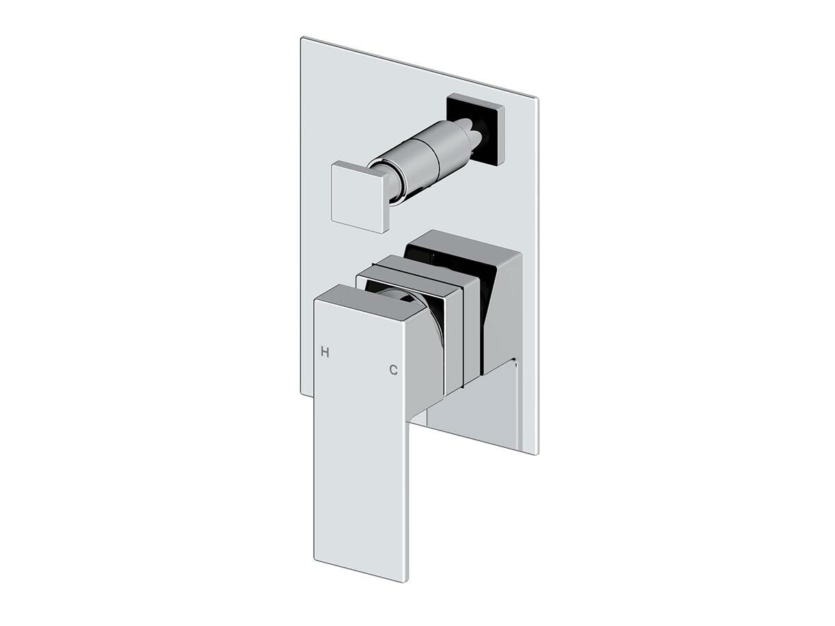 reece Mizu Bloc MK2 Shower Mixer Tap with Diverter Chrome