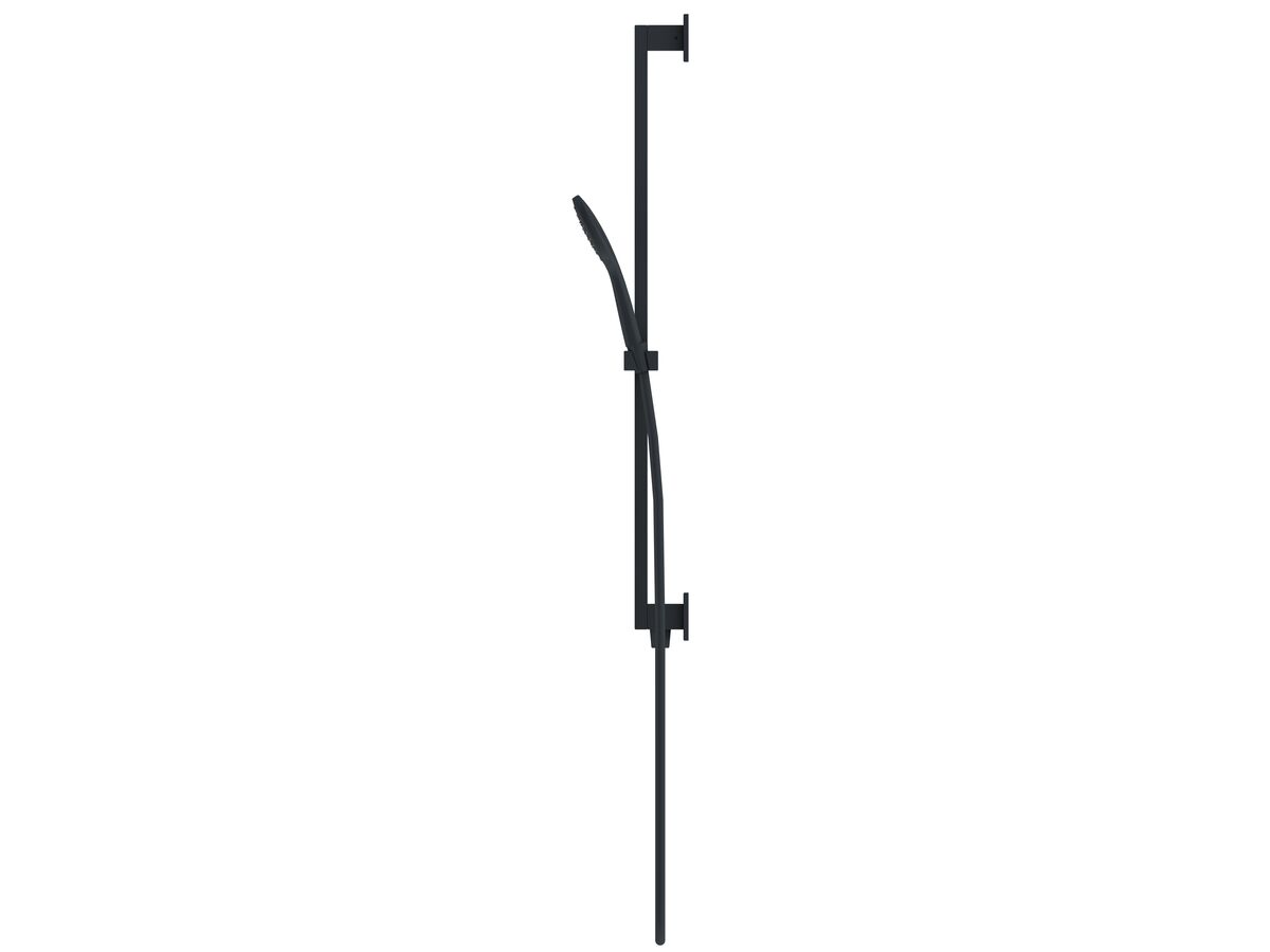 Reece Mizu Bloc MK2 Single Rail Shower 1 Function With Top Rail Water Inlet Matte Black (3 Star)