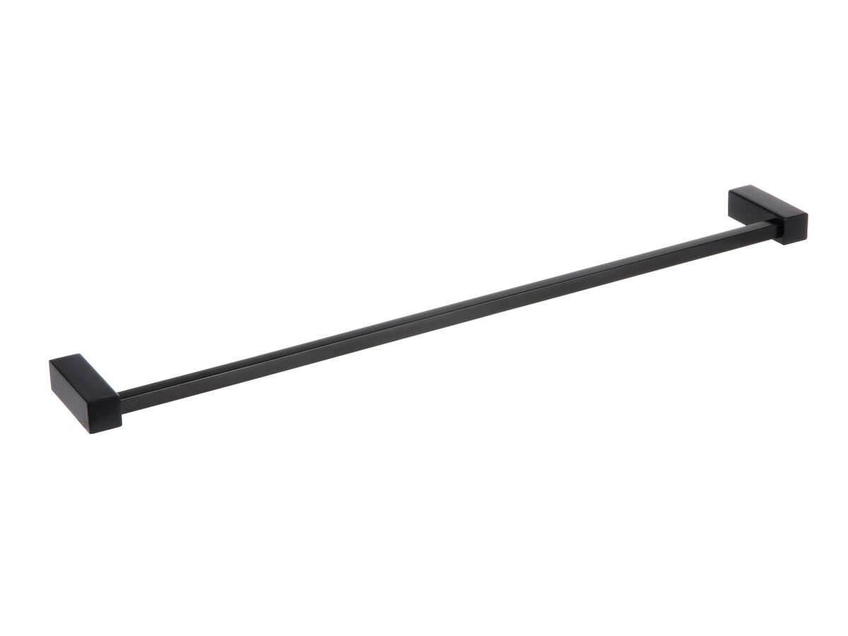 reece Mizu Bloc MK2 Single Towel Rail 760mm Matte Black