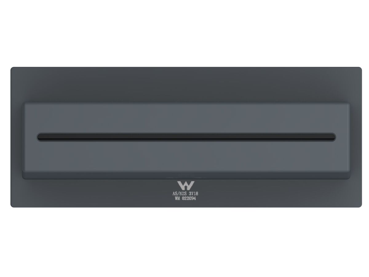 Reece Mizu Bloc MK2 Waterfall Bath Outlet Matte Black