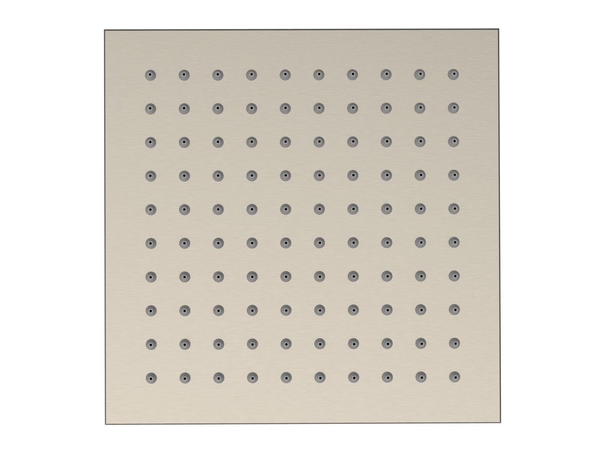 Reece Mizu Bloc Overhead Shower 200mm Brushed Nickel (3 Star)