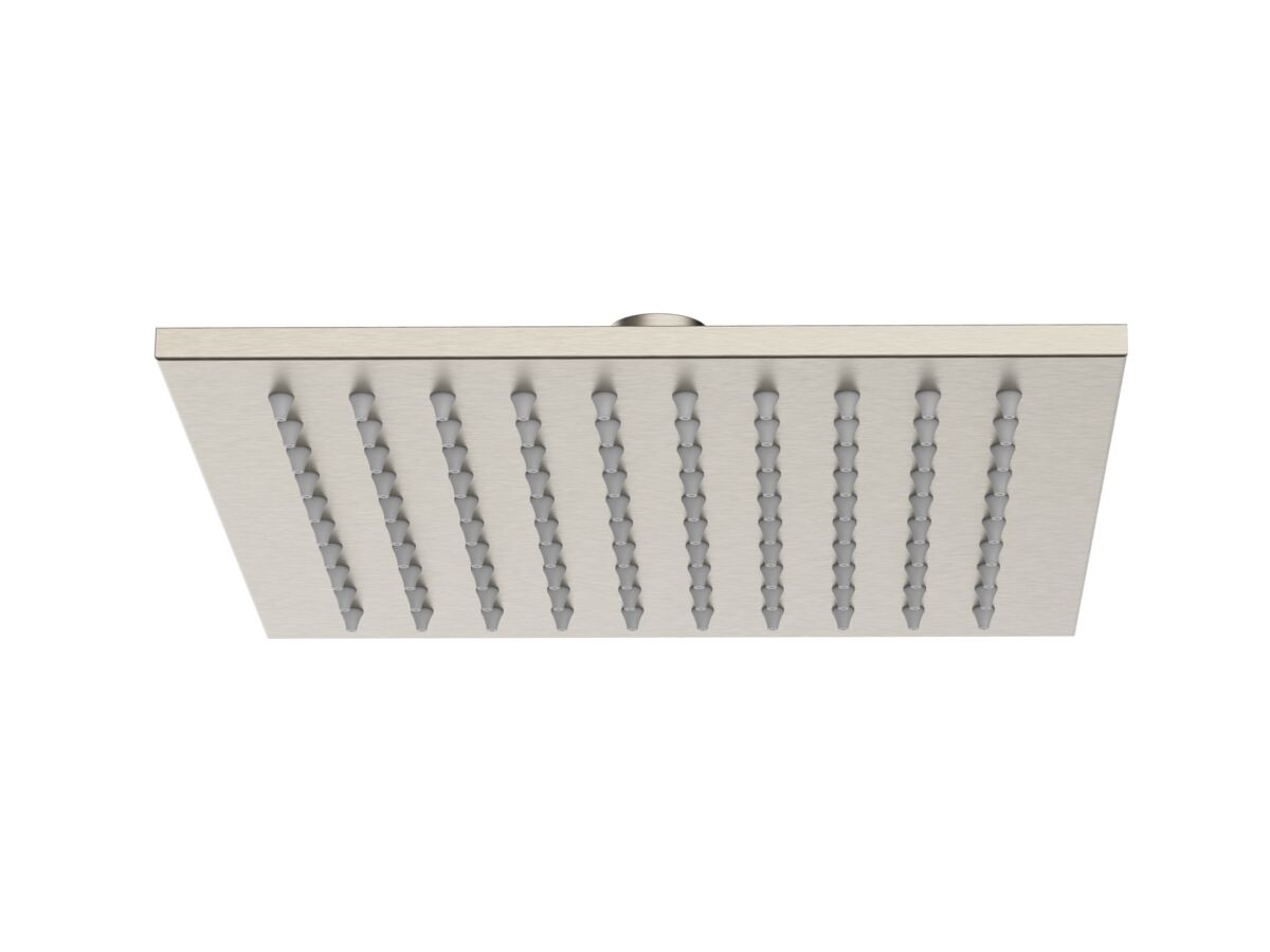 reece Mizu Bloc Overhead Shower 200mm Brushed Nickel (3 Star)