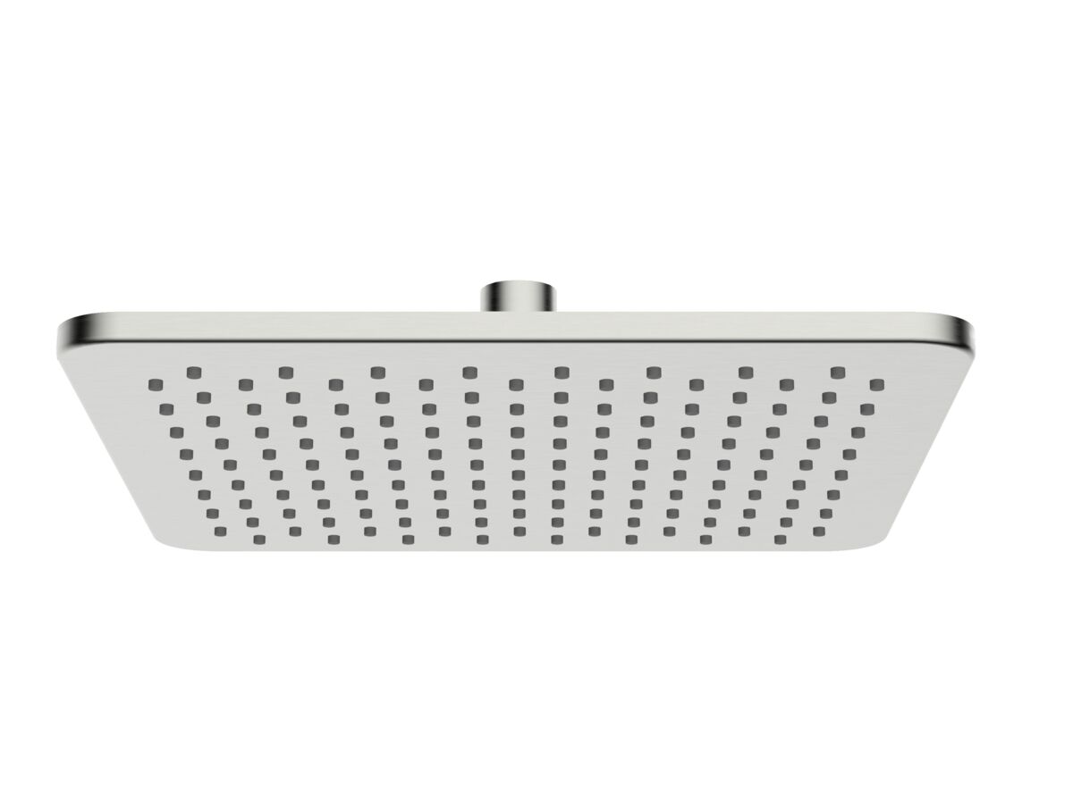 reece Mizu Bloc Overhead Shower 250mm Brushed Nickel (3 Star)