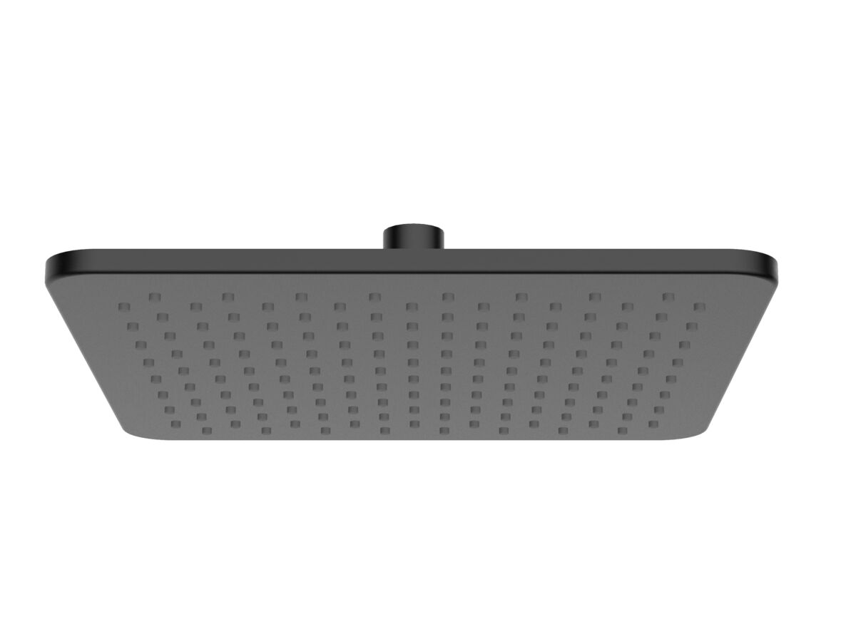 reece Mizu Bloc Overhead Shower 250mm Matte Black (3 Star)