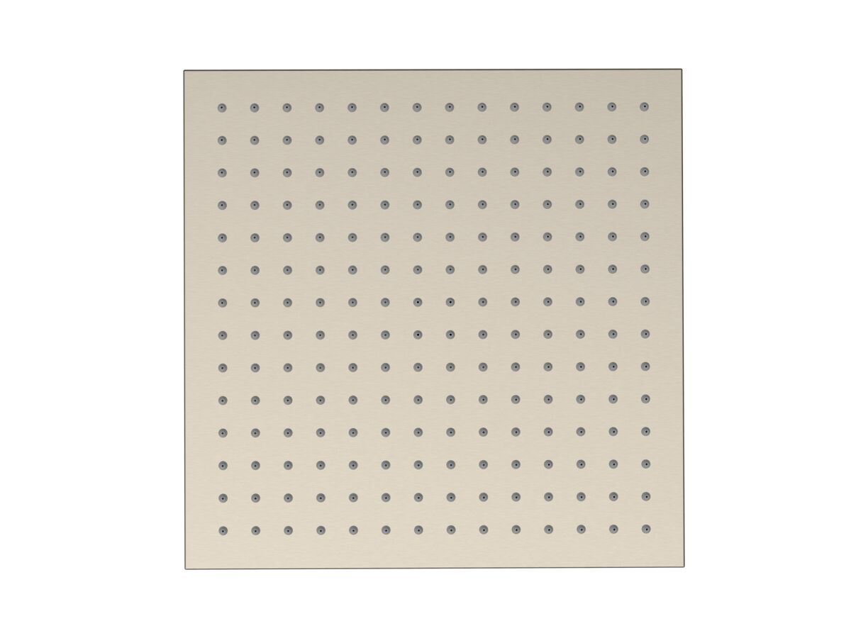Reece Mizu Bloc Overhead Shower 300mm Brushed Nickel (3 Star)