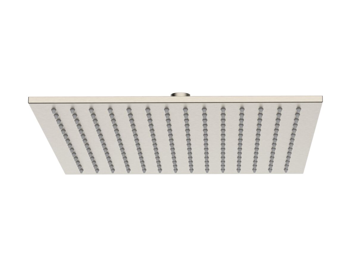 reece Mizu Bloc Overhead Shower 300mm Brushed Nickel (3 Star)