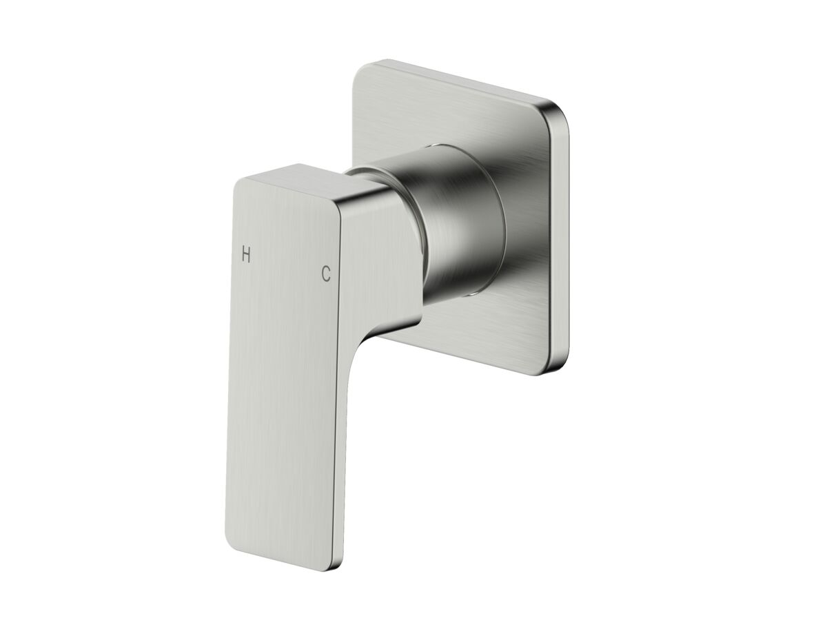 Reece Mizu Bloc Shower Mixer Trimset Brushed Nickel Lead Free