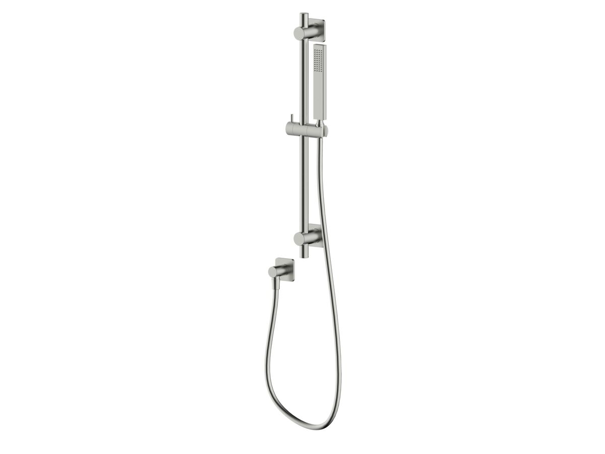 reece Mizu Bloc Single Rail Shower Brushed Nickel (3 Star)