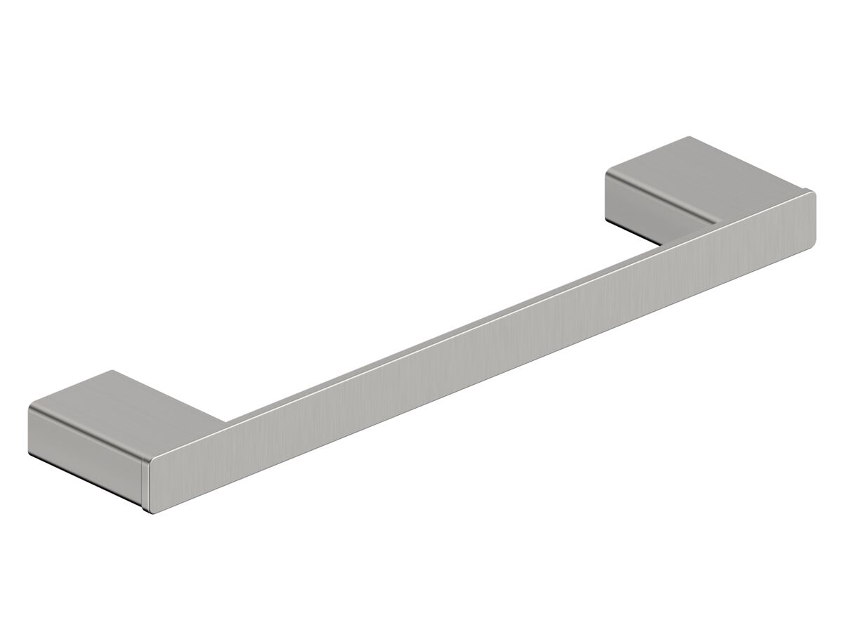 reece Mizu Bloc Single Towel Rail 300mm Brushed Nickel