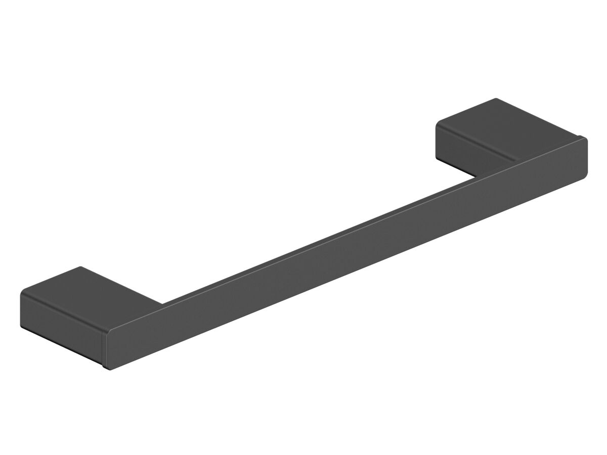 reece Mizu Bloc Single Towel Rail 300mm Matte Black