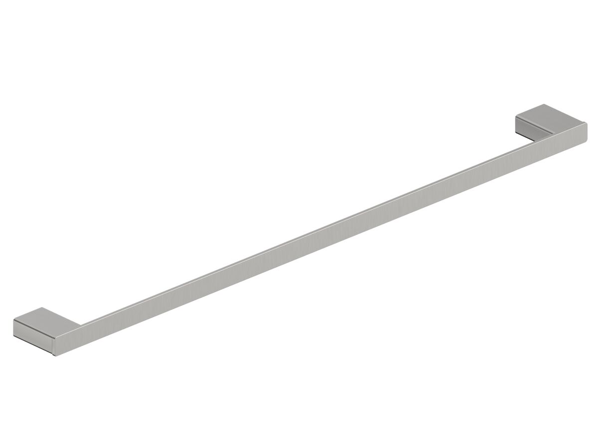 reece Mizu Bloc Single Towel Rail 700mm Brushed Nickel