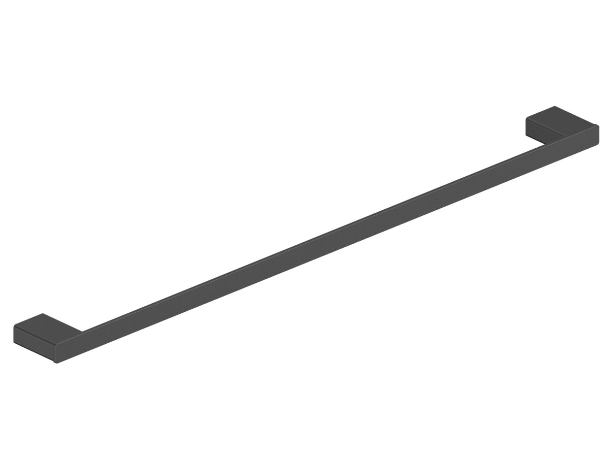 reece Mizu Bloc Single Towel Rail 700mm Matte Black