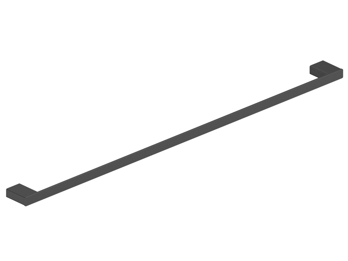 reece Mizu Bloc Single Towel Rail 900mm Matte Black
