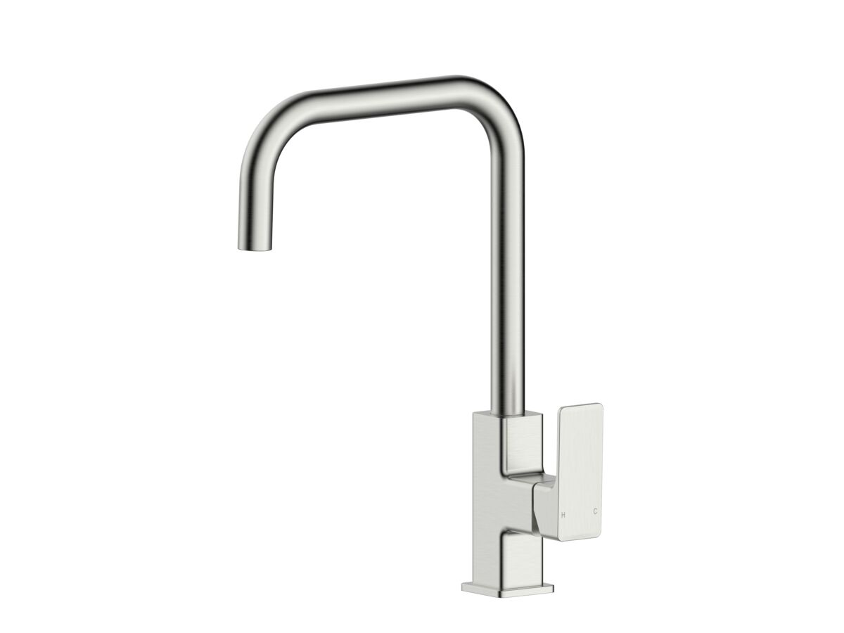reece Mizu Bloc Sink Mixer Brushed Nickel (5 Star) Lead Free