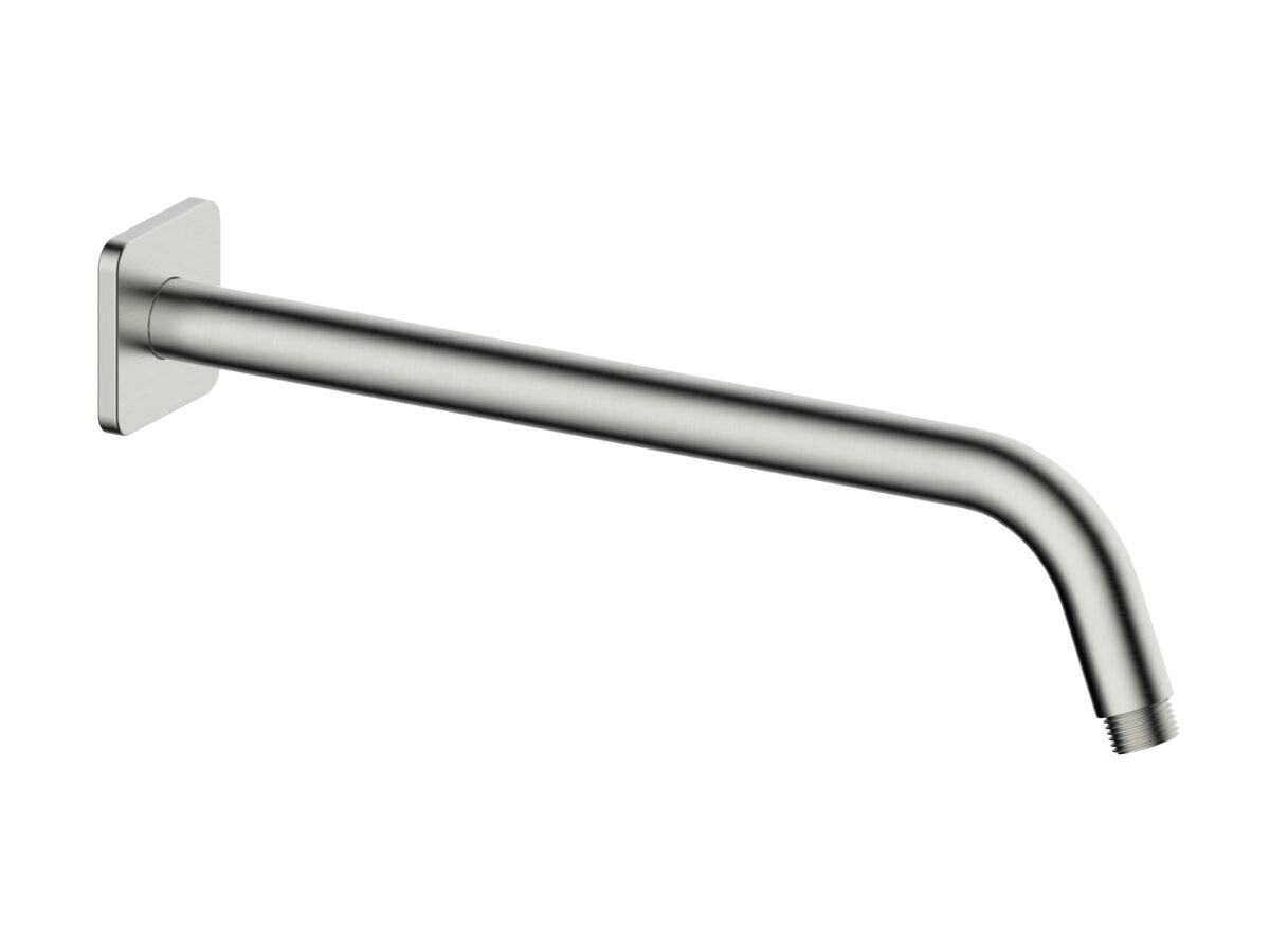reece Mizu Bloc Wall Straight Shower Arm Brushed Nickel