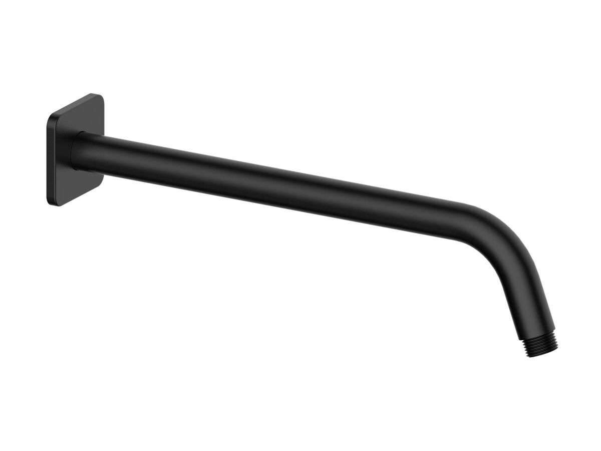 reece Mizu Bloc Wall Straight Shower Arm Matte Black