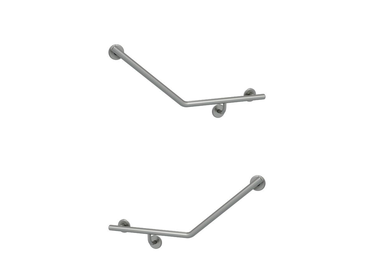 reece Mizu Drift 40 Degree Ambulant WC Left Hand & Right Hand Pair Brushed Gunmetal