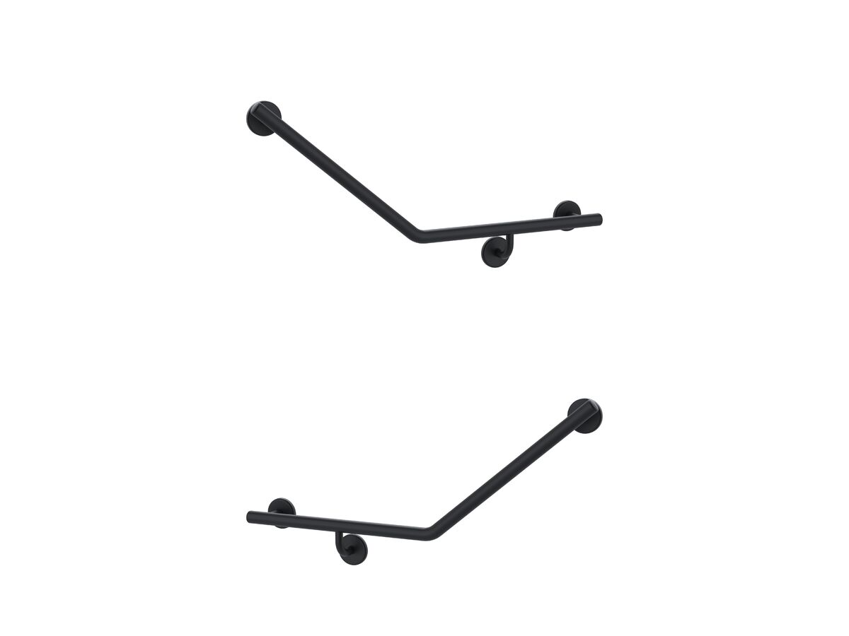 reece Mizu Drift 40 Degree Ambulant WC Left Hand & Right Hand Pair Matte Black