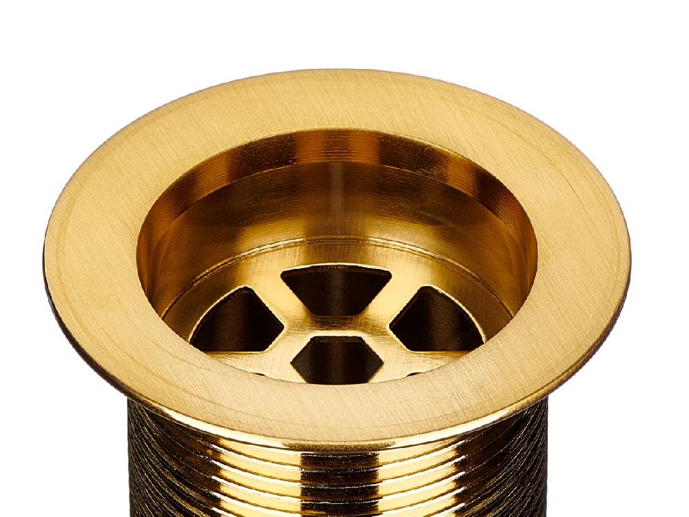 Reece Mizu Drift 40mm Traditional Plug And Waste No Overflow Brushed Gold