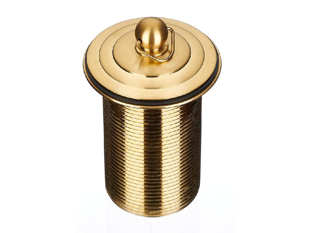 Reece Mizu Drift 40mm Traditional Plug And Waste No Overflow Brushed Gold