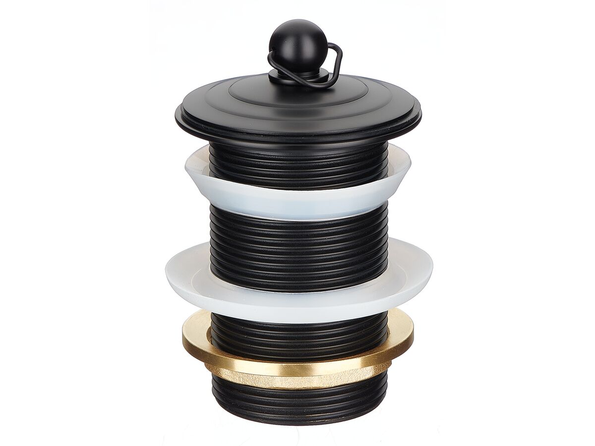 reece Mizu Drift 40mm Traditional Plug and Waste No Overflow Matte Black