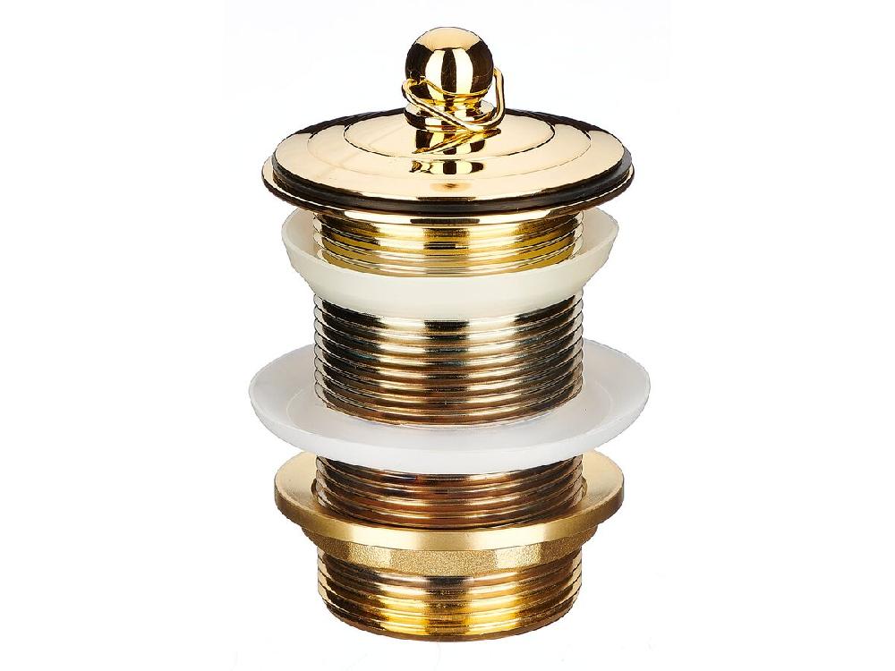 reece Mizu Drift 40mm Traditional Plug and Waste No Overflow Polish Brass Gold
