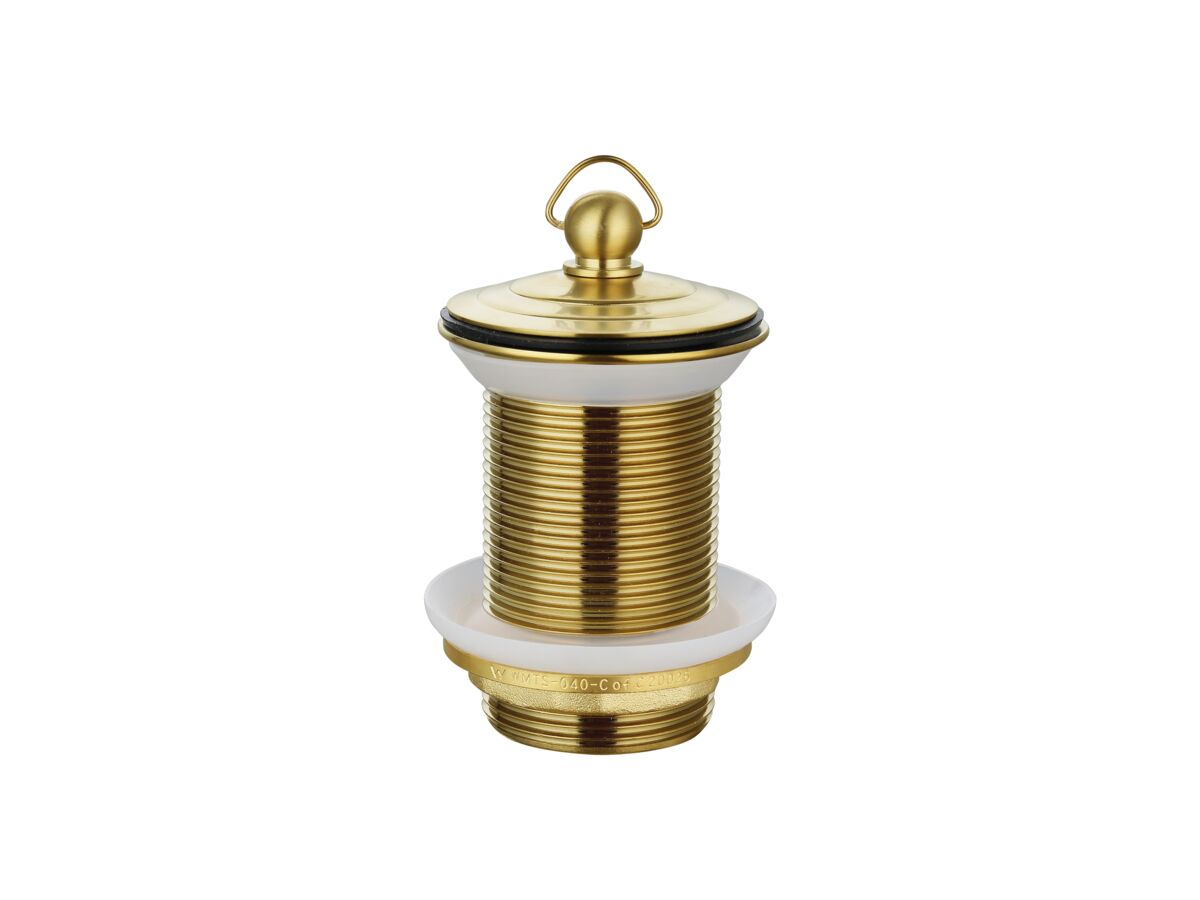 reece Mizu Drift 40mm Traditional Plug and Waste No Overflow Brushed Brass