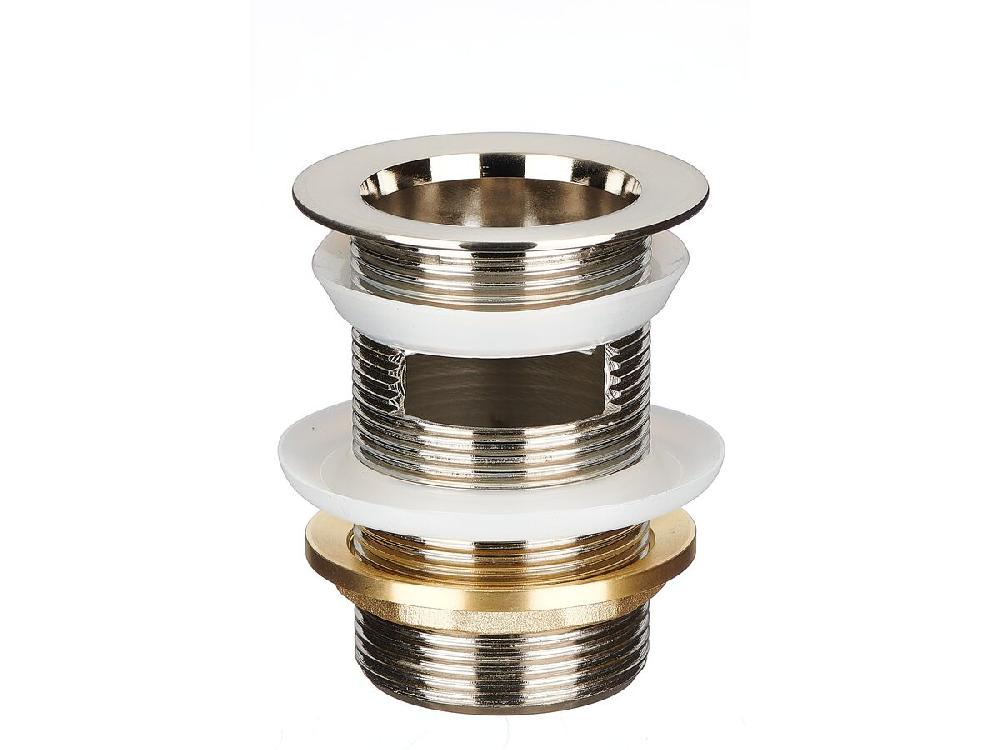 Reece Mizu Drift 40mm Traditional Plug And Waste With Overflow Brushed Nickel