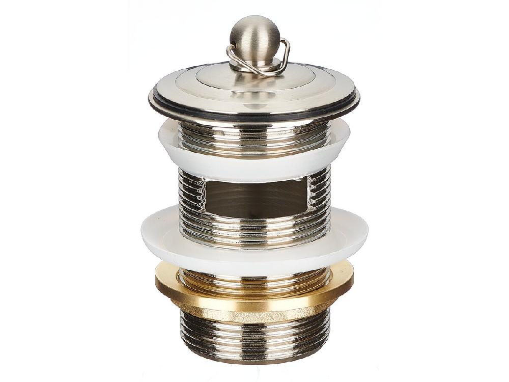 reece Mizu Drift 40mm Traditional Plug and Waste with Overflow Brushed Nickel