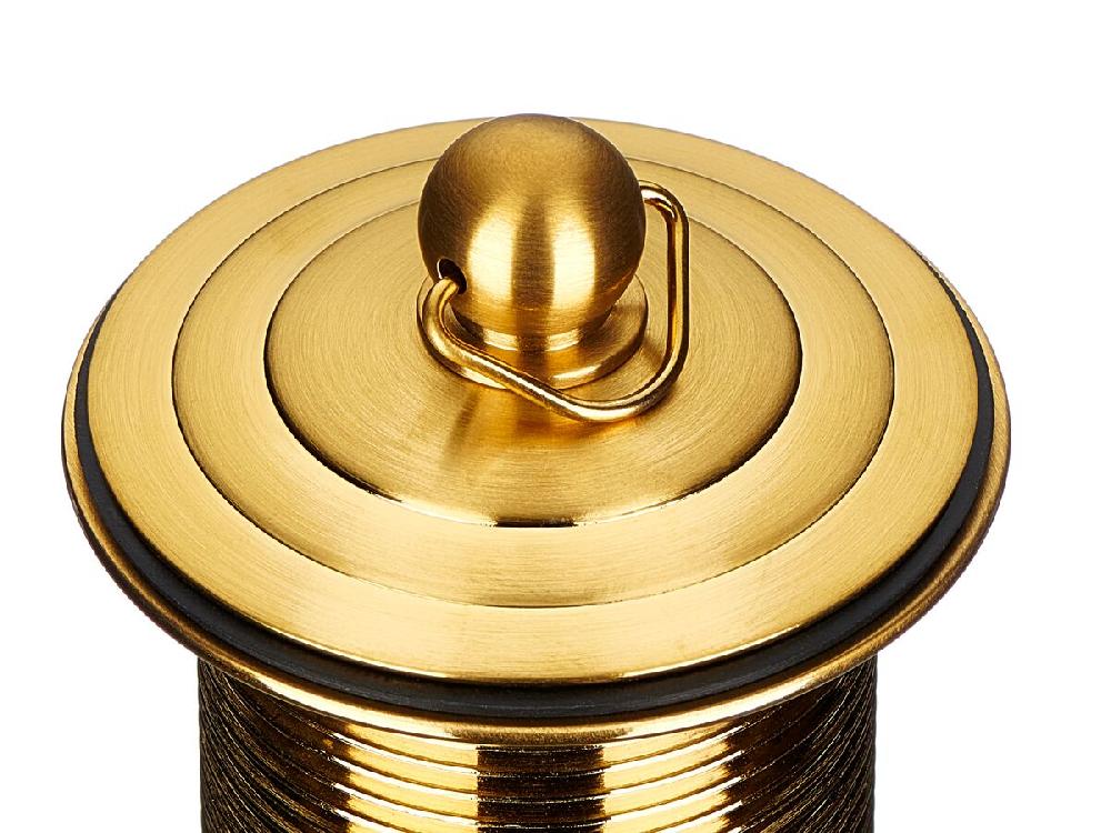 Reece Mizu Drift 40mm Traditional Plug And Waste With Overflow Brushed Gold