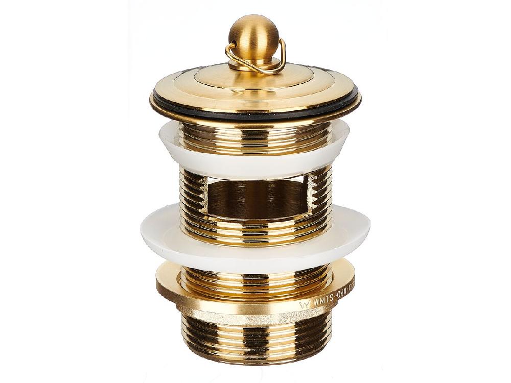 reece Mizu Drift 40mm Traditional Plug and Waste with Overflow Brushed Gold