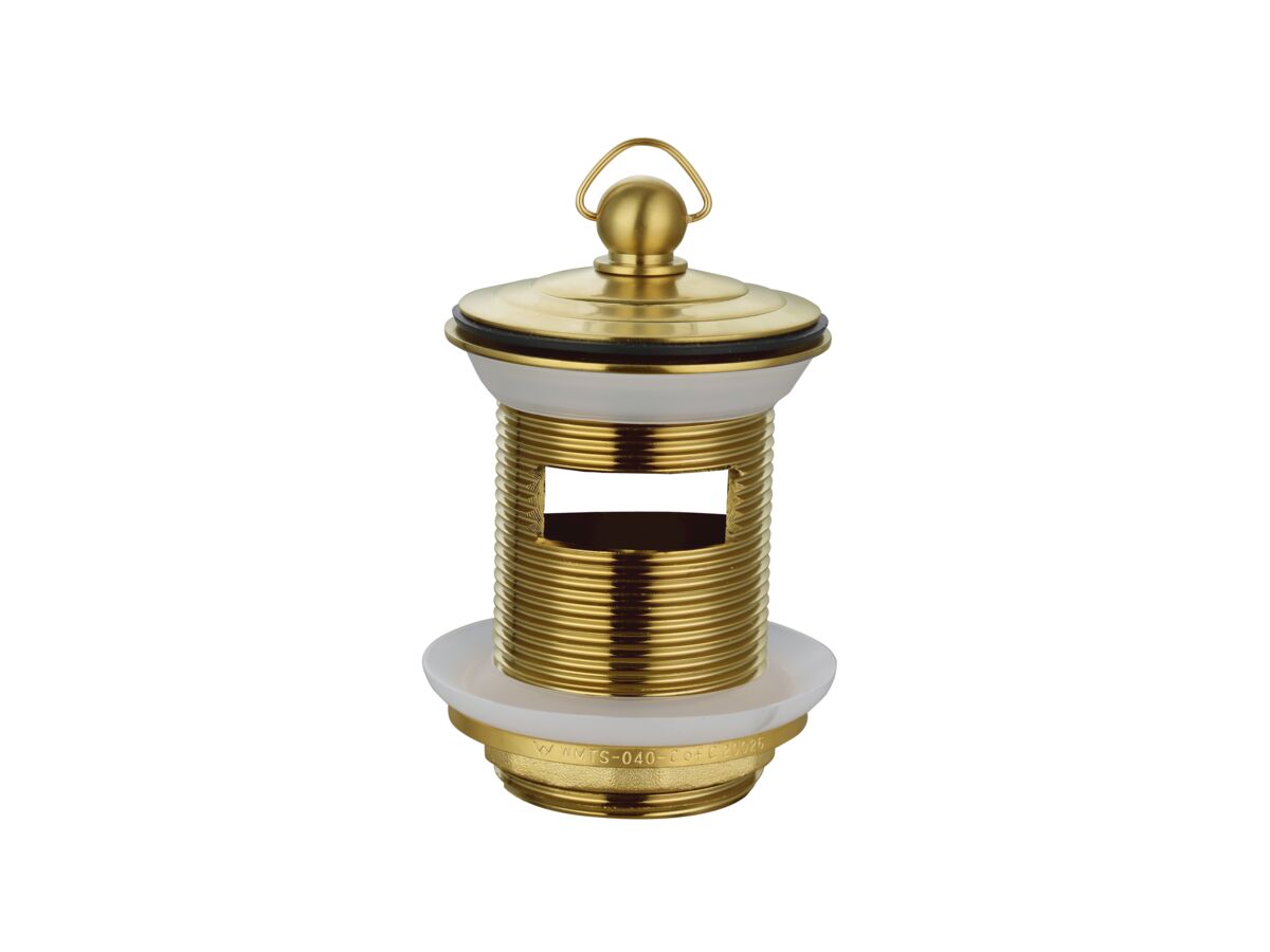 reece Mizu Drift 40mm Traditional Plug and Waste with Overflow Brushed Brass
