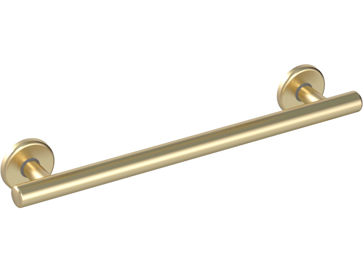 reece Mizu Drift 450mm Grab Rail Straight Brushed Brass