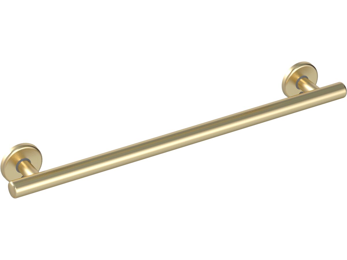 reece Mizu Drift 600mm Grab Rail Straight Brushed Brass